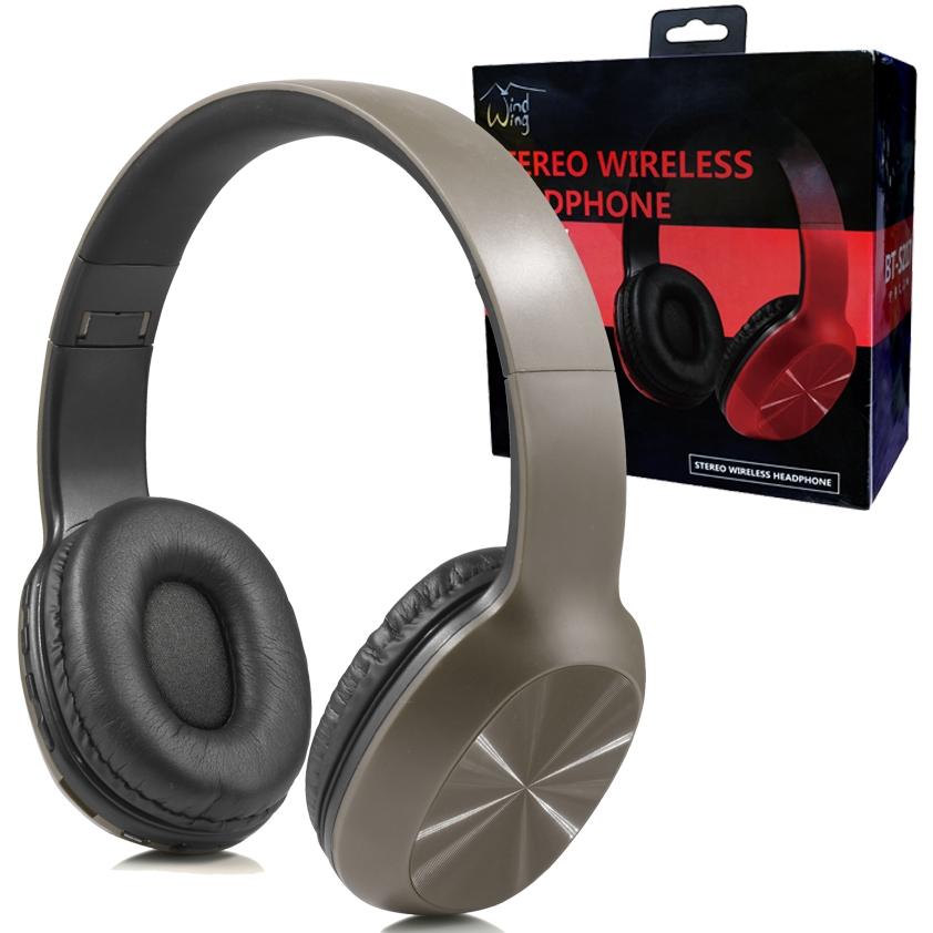 Over-the-head Stereo Bluetooth Headset S217 in Grey