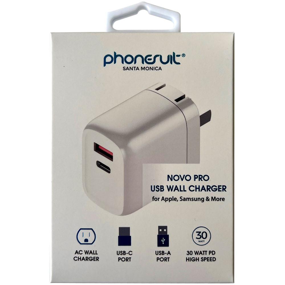 PhoneSuit Wall Charger - WHITE