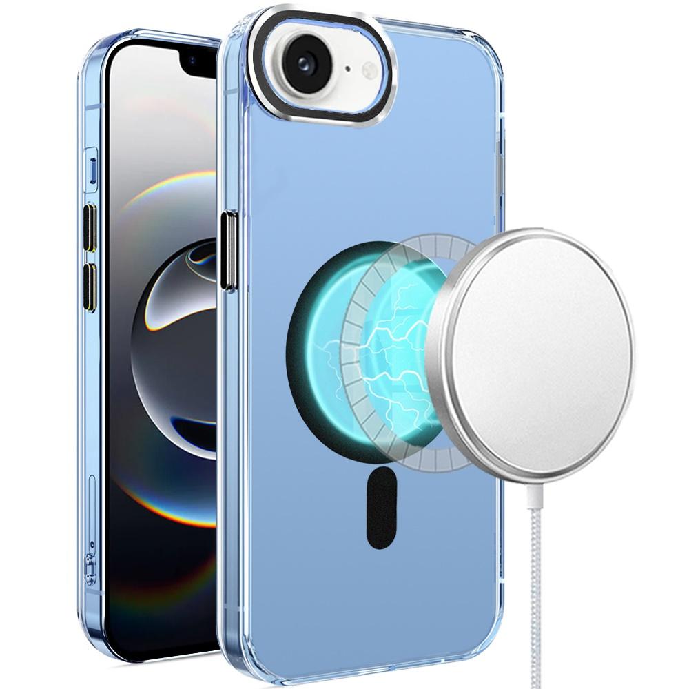 iPhone 16E / SE4 Clear Matching Circle Design Case – Slim Transparent Protective Cover
