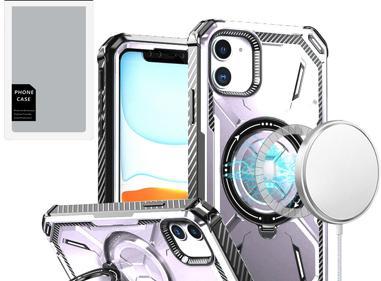 iPhone 11 Premium Case with Built-in Magnetic Circle & Foldable Kickstand – Sleek and Functional product