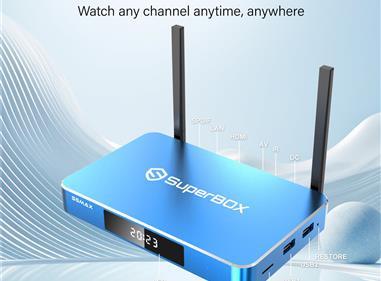 SuperBox S5 MAX – Fully Loaded 6K Android TV Box with Voice Remote & Dual Band WiFi product