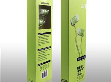 New Universal Stereo Hands Free w/Super Sound 001ST - Green product