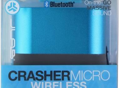 JLab Crasher Micro Wireless Bluetooth Speaker, Bluetooth 2.1, 10 Hour Battery Life, Water Resistant & Dust Resistant, USB Charging, Black product