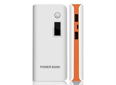 Power Bank 14000mAh w/LCD Orange in White/Orange product