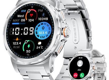 MiBoce Smart Watch for Men, All Network Communication Multifunctional Watch, with 1.52" Screen HD Dual Camera, Supports Video Calls, Heart Rate Monitor, Gifts for Men product