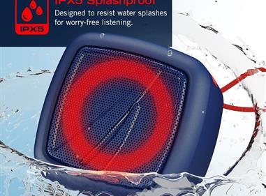 NAUTICA SP110 Portable Bluetooth Speaker-NAVYRED-4 product