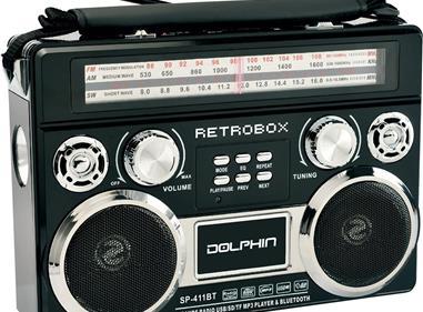 Dolphin Audio Retrobox AM/FM Shortwave World Radio Black One Size product