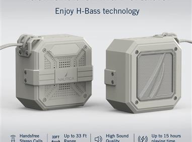 Nautica SP100 Bluetooth Portable Speaker-GRAYGRAY-9 product
