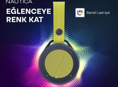 Nautica S20 Portable Bluetooth Speaker-NAVYELLOW product