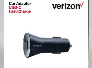 Verizon 27W USB-C Car Charger Adapter Fast Charging For Apple & Samsung Devices product