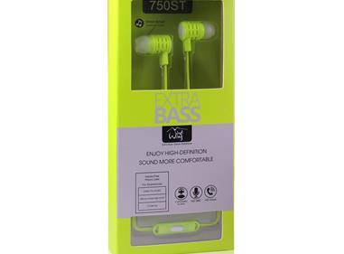 Universal 3.5mm Stereo Hands Free w/Extra Bass 750ST - Green product