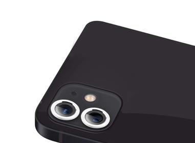 iPhone 11 2 Camera Colored Edged Tempered Glass - Silver product