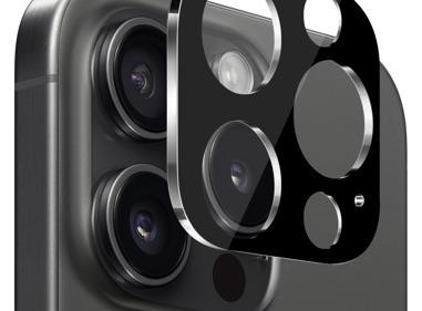 iPhone 15 Pro Camera Lens Colored Edge Tempered(2.5D) - Black product