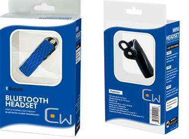Bluetooth Headset with Volume Control BT619V in Blue product