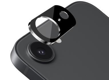 iPhone 17E / 16E / SE4 Camera Lens Colored Edge Tempered(2.5D) - Black product