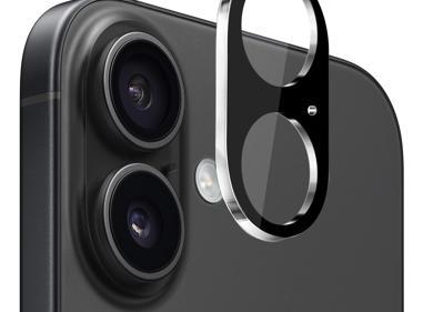 iPhone 16 6.1 inch Camera Lens Colored Edge Tempered(2.5D) - Black product