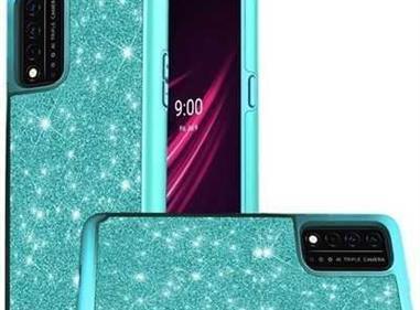 iPhone 13 (6.1") Glitter Bling Shinny Hybrid Case Cover-Teal product