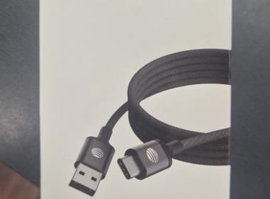 AT&T USB-A to USB-C Braided Charging and Sync Cable (4ft) product