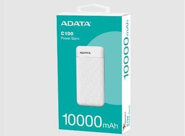 Adata C100 UL Certified Power Bank QC/PD 20W Fast Charging - White product