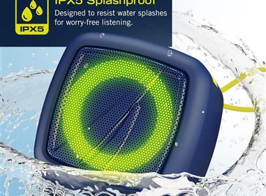 NAUTICA SP110 Portable Bluetooth Speaker NAVYELLOW-3 product