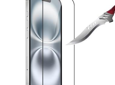 iPhone 17 Black edged Tempered Glass (Black) product